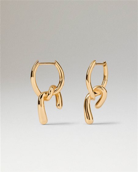 Pendientes PDPaola Mujer TWIST in Acero AR01-D28-U - AR01-D28-U